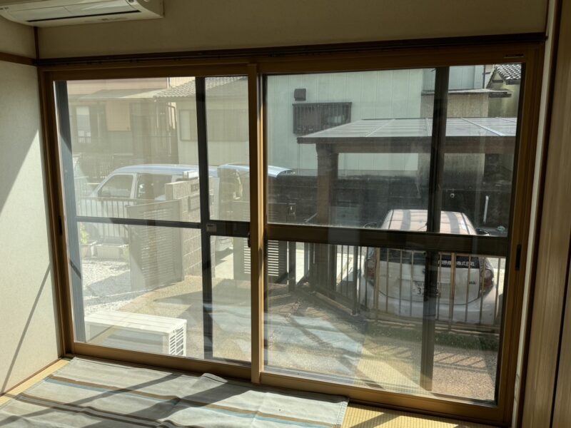 目隠しフィルムを施工